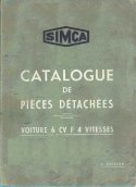 Catalogue pièces 1938