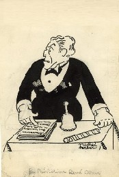 Caricature René Dorin