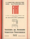 Tarif 153 1933
