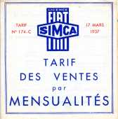 Tarif 174 1937